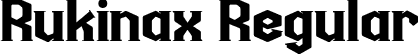 Rukinax Regular font | Rukinaxpersonaluse.otf