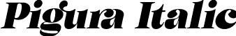 Pigura Italic font | pigura_italic.otf