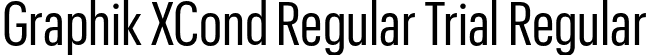 Graphik XCond Regular Trial Regular font | GraphikXCondensed-Regular-Trial.otf