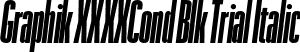 Graphik XXXXCond Blk Trial Italic font | GraphikXXXXCondensed-BlackItalic-Trial.otf