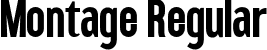 Montage Regular font | Montage-Demo.ttf