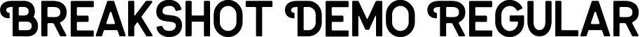 Breakshot Demo Regular font | Breakshotdemo-MVRVB.ttf