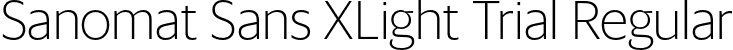 Sanomat Sans XLight Trial Regular font | SanomatSans-XLight-Trial.otf