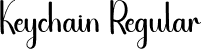 Keychain Regular font | Keychain.otf