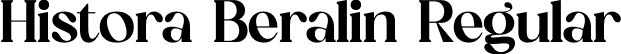 Histora Beralin Regular font | Histora Beralin.otf