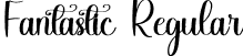 Fantastic Regular font | Fantastic.otf