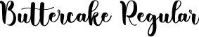 Buttercake Regular font | Buttercake.otf