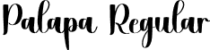 Palapa Regular font | Palapa.otf