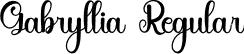 Gabryllia Regular font | Gabryllia.otf