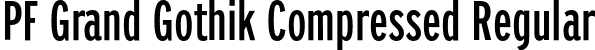 PF Grand Gothik Compressed Regular font | PFGrandGothikComp-Reg-subset.otf