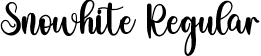 Snowhite Regular font | Snowhite.ttf