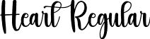 Heart Regular font | Heart.otf