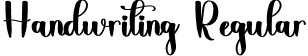 Handwriting Regular font | Handwriting.otf