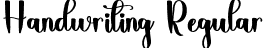 Handwriting Regular font | Handwriting.ttf