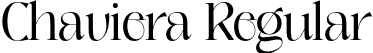 Chaviera Regular font | chavieraregular-d9pwz.otf