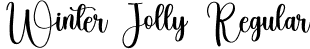 Winter Jolly Regular font | Winter Jolly.otf