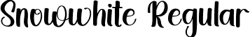 Snowwhite Regular font | Snowwhite.ttf