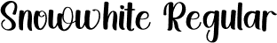 Snowwhite Regular font | Snowwhite.otf