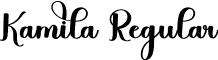 Kamila Regular font | Kamila.otf