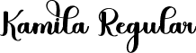 Kamila Regular font | Kamila.ttf