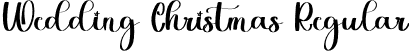 Wedding Christmas Regular font | Wedding Christmas.otf