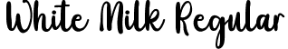 White Milk Regular font | White Milk.ttf