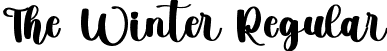 The Winter Regular font | The Winter.ttf