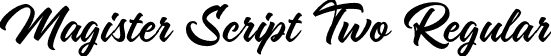 Magister Script Two Regular font | Magister Script Two.otf