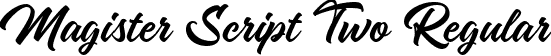 Magister Script Two Regular font | Magister Script Two.ttf