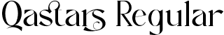 Qastars Regular font | Qastars.ttf