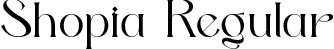 Shopia Regular font | shopia.ttf