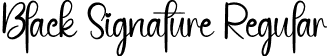 Black Signature Regular font | BlackSignature.otf