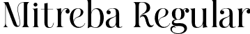 Mitreba Regular font | mitreba.otf