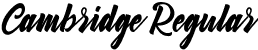 Cambridge Regular font | cambridge-owyqx.otf