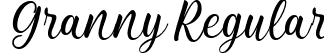 Granny Regular font | Granny DEMO.ttf