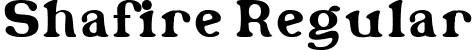 Shafire Regular font | shafira-regular.ttf