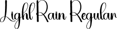 Light Rain Regular font | Light-Rain.otf