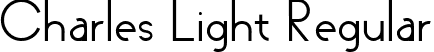 Charles Light Regular font | CharlesElegant-Light.ttf