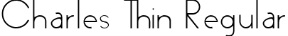 Charles Thin Regular font | CharlesElegant-Thin.ttf