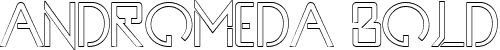 Andromeda Bold font | AndromedaSpace-Outline.ttf