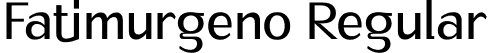 Fatimurgeno Regular font | Fatimurgeno Regular.otf