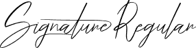 Signature Regular font | Signature.otf