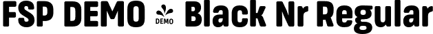 FSP DEMO - Black Nr Regular font | Fontspring-DEMO-masifardnr-black.otf