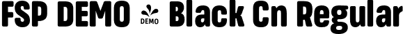 FSP DEMO - Black Cn Regular font | Fontspring-DEMO-masifardcn-black.otf