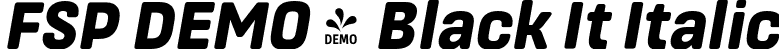 FSP DEMO - Black It Italic font | Fontspring-DEMO-masifard-blackit.otf