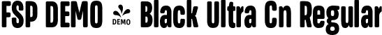 FSP DEMO - Black Ultra Cn Regular font | Fontspring-DEMO-masifardultracn-black.otf