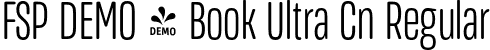 FSP DEMO - Book Ultra Cn Regular font | Fontspring-DEMO-masifardultracn-book.otf
