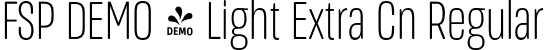 FSP DEMO - Light Extra Cn Regular font | Fontspring-DEMO-masifardextracn-light.otf