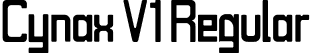 Cynax V1 Regular font | cynax-v1.ttf