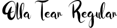 Olla Tear Regular font | OllaTear.otf